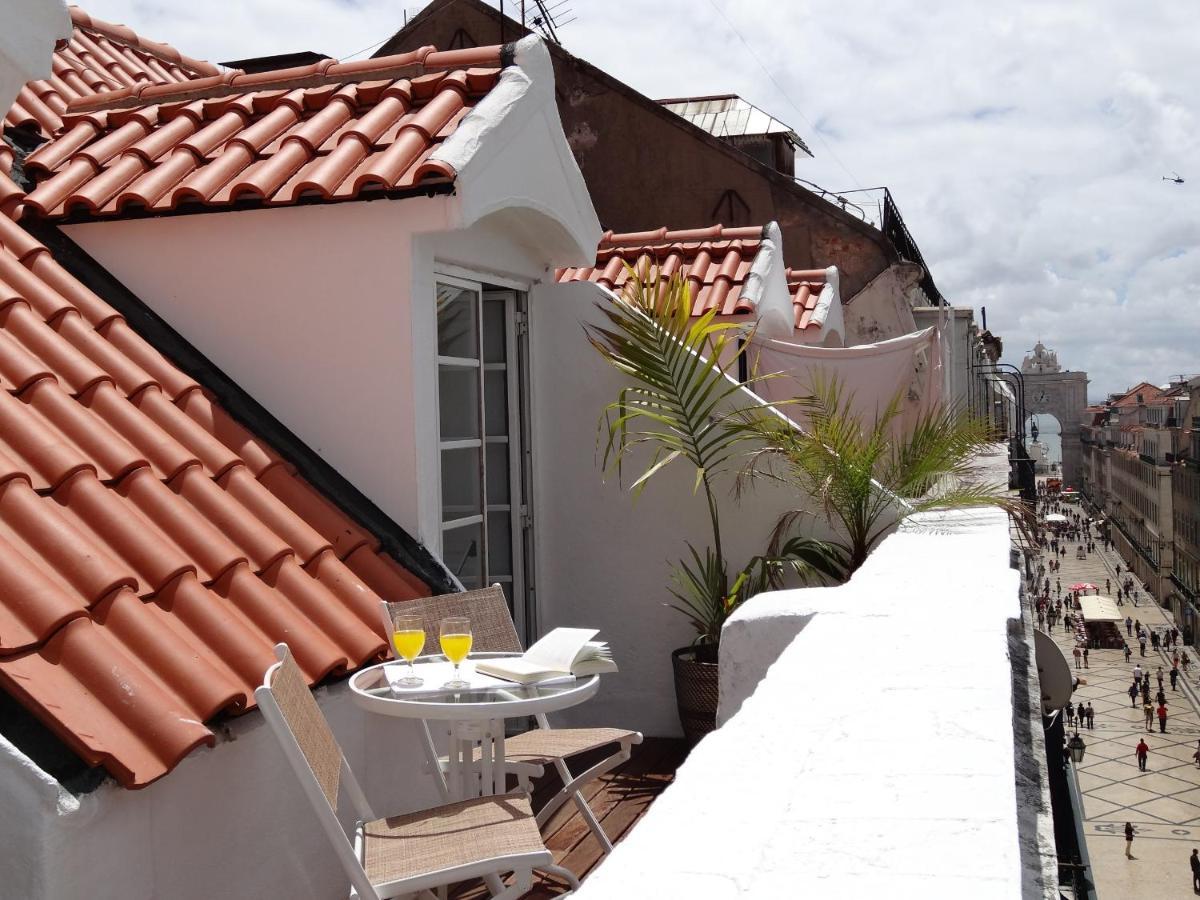 Appartamento Penthouse At Downtown With Sun Deck & Amazing Views Lisbona Esterno foto